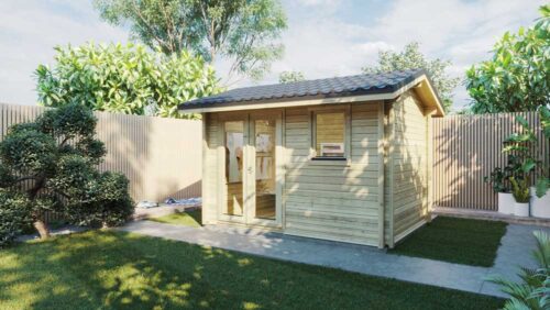 Arklow Log Cabin 3.4m X 2.5m exterior