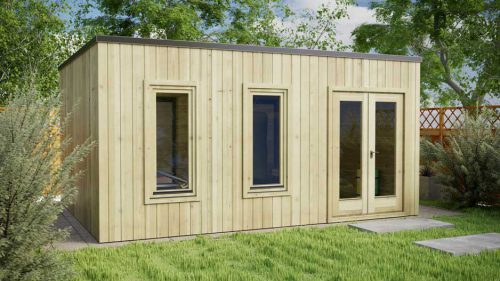 Clontarf-contemporary-log cabins-5x4m