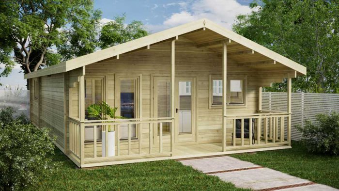 Two-Bed-Type-F Loghouse Log Cabins