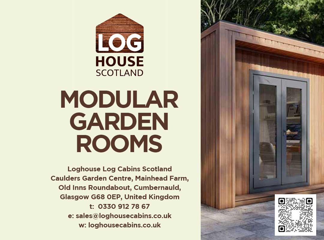 Modular-garden-room-Loghouse-Scotland-Front